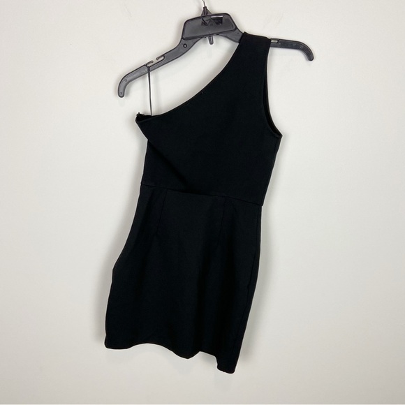 Superdown Nava Asymmetrical Mini Dress Black S - Picture 3 of 8
